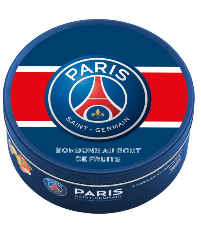 Bonbons PSG Paris Saint Germain au goût de fruits composés 200g