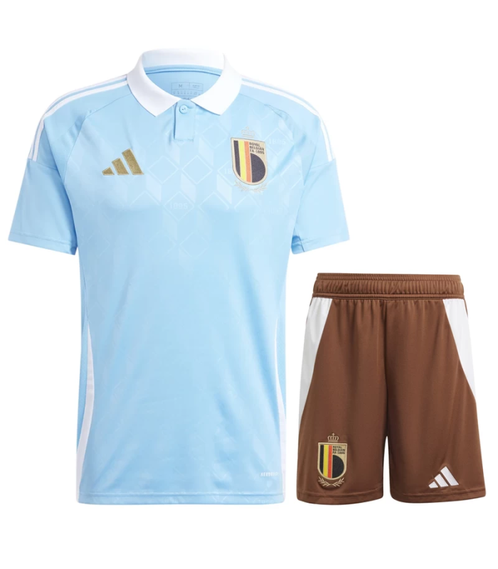 Ensemble Maillot Short Belgique EURO 2024/2025 Extérieur