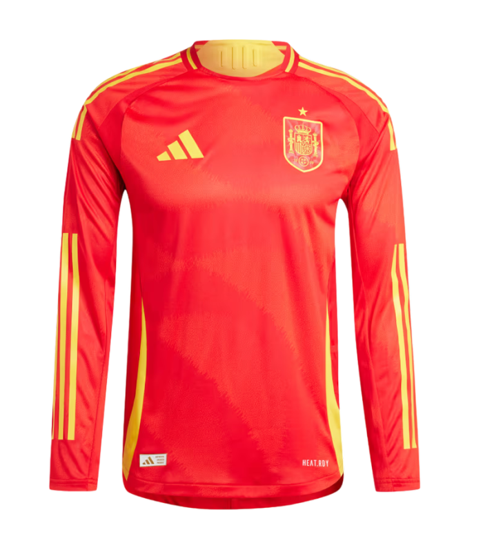 Maillot Espagne EURO 2024/2025 Domicile Manches Longues Authentique