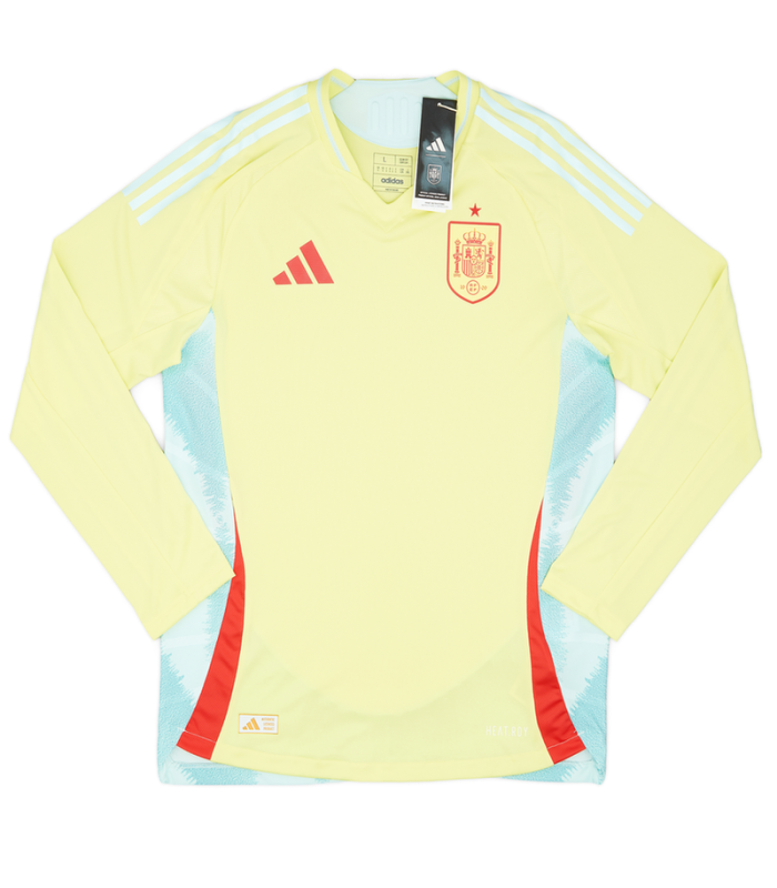 Maillot Espagne EURO 2024/2025 Extérieur Manches Longues Authentique