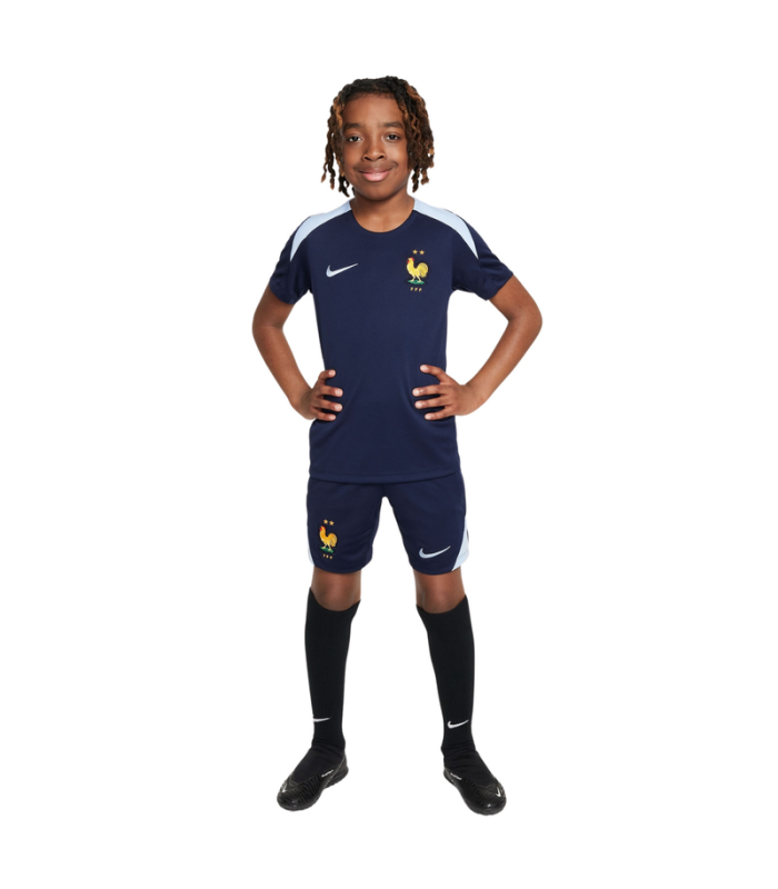 Ensemble Maillot Short Equipe de France Enfant EURO 2024/2025 Entrainement