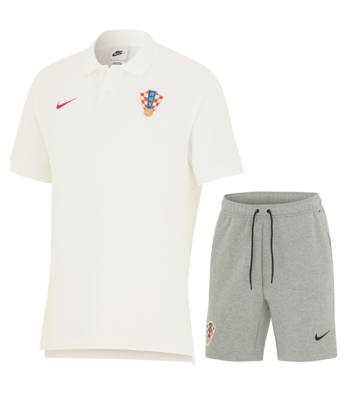 Ensemble Polo Short Croatie EURO 2024 Entrainement