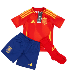 Ensemble Maillot Short Chaussettes Espagne Petit Enfant EURO 2024/2025 Domicile