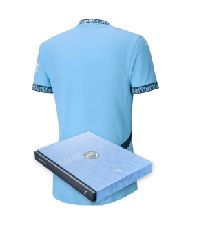 Coffret Maillot Manchester City 2024/2025 Domicile Authentique