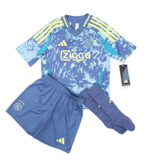 Ensemble Maillot Short Chaussettes Ajax Amsterdam Enfant Petit Enfant 2024/2025 Extérieur