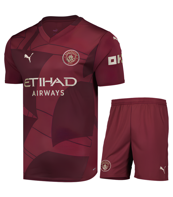 Ensemble Maillot Short Manchester City Enfant 2024/2025 Third