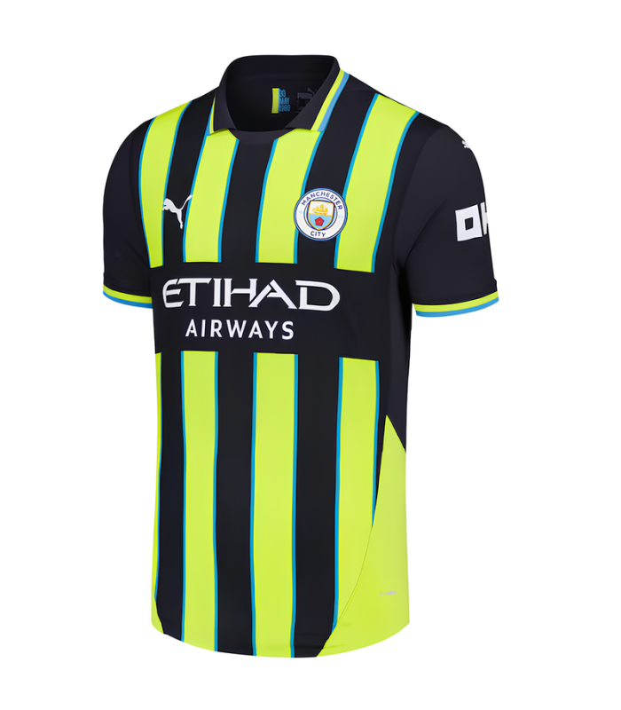 Coffret Maillot Manchester City 2024/2025 Extérieur Authentique