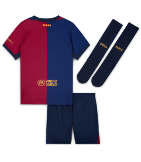 Ensemble Maillot Short Chaussettes FC Barcelone Petit Enfant 2024/2025 Domicile