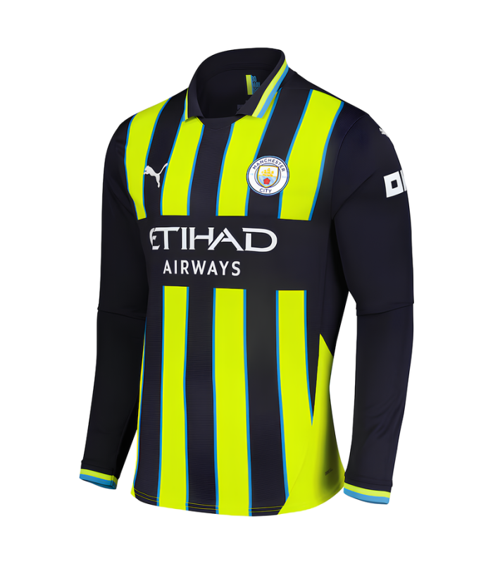 Maillot Manchester City Enfant 2024/2025 Manches Longues Extérieur