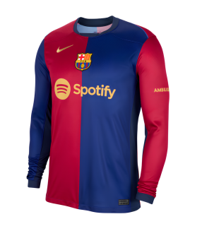 Maillot FC Barcelone 2024/2025 Manches Longues Domicile