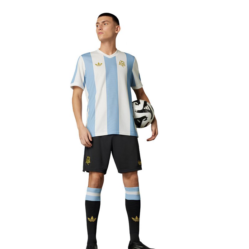 Ensemble Maillot Short Argentine 50ème Anniversaire 50 ans Collector 2024/2025 Domicile