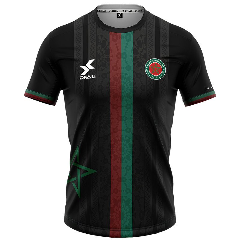 Maillot Maroc 2025 Noir