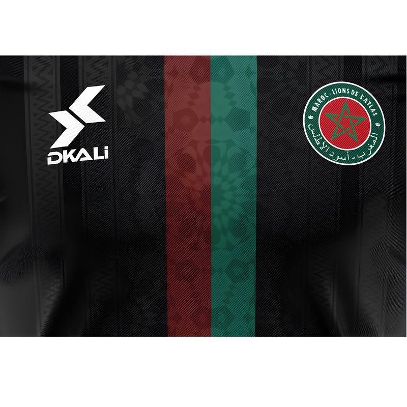 Maillot Maroc 2025 Noir