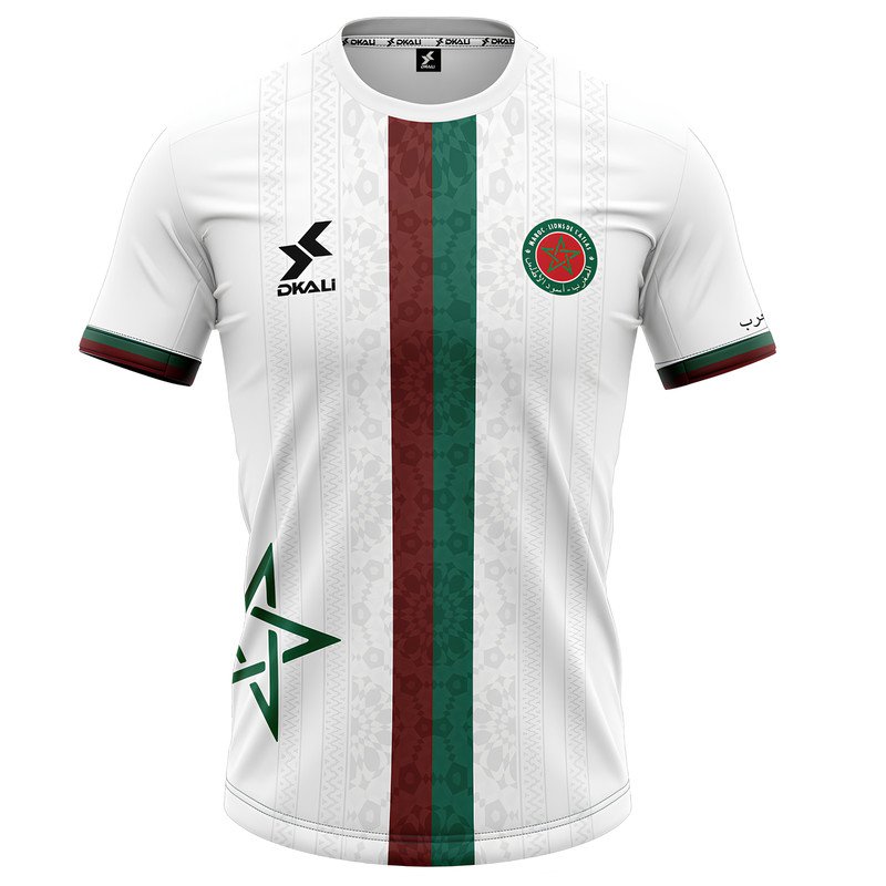 Maillot Maroc 2025 Blanc