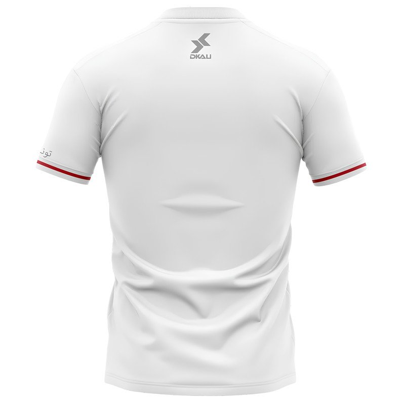Maillot Tunisie 2025 Blanc