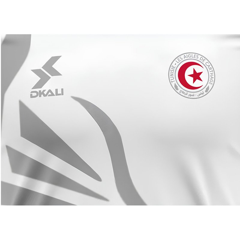 Maillot Tunisie 2025 Blanc