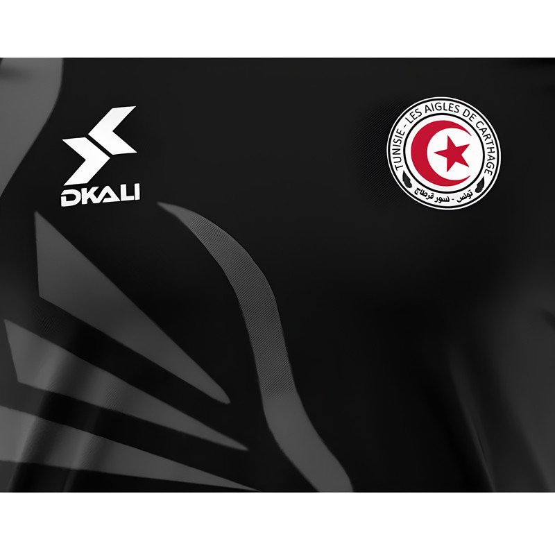 Maillot Tunisie 2025 Noir