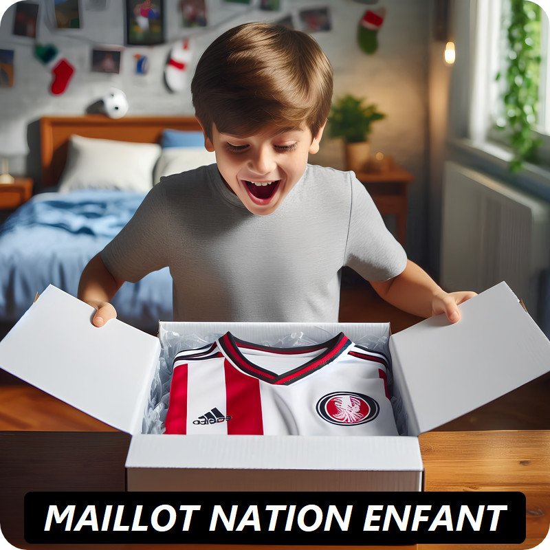 Le Maillot de Football Mystère Enfant – Nation 2024/2025