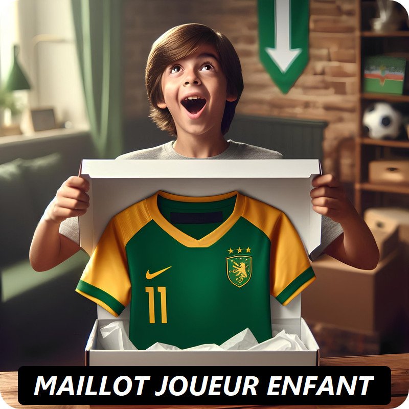 Le Maillot de Football Joueur Mystère Enfant – Nation 2024/2025