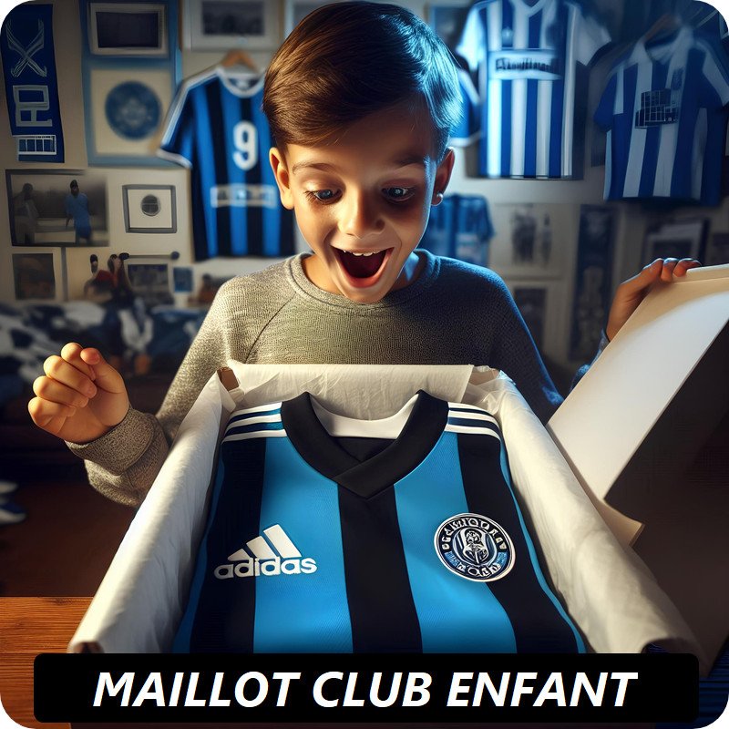 Le Maillot de Football Mystère Enfant – Club Saisons Précédentes