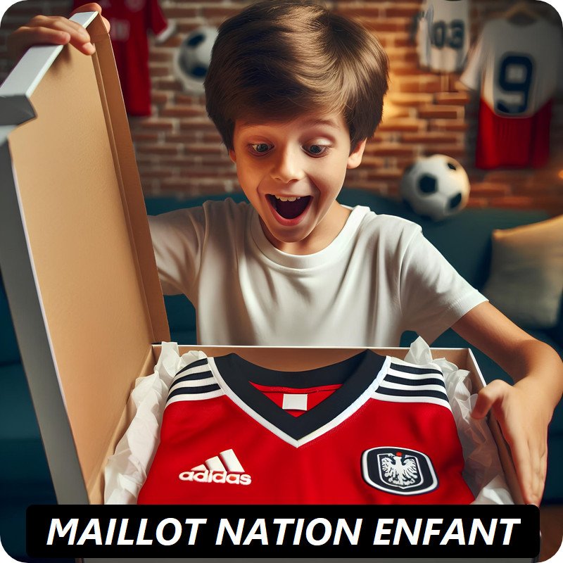 Le Maillot de Football Mystère Enfant – Nation Saisons Précédentes