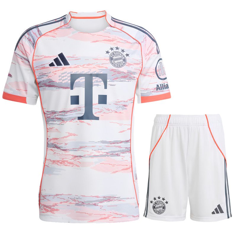 Ensemble Bayern Münich Maillot Short Enfant 2025/2026 Extérieur