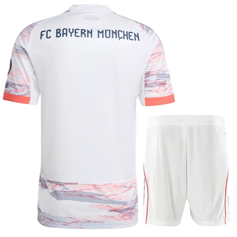 Ensemble Bayern Münich Maillot Short Enfant 2025/2026 Extérieur