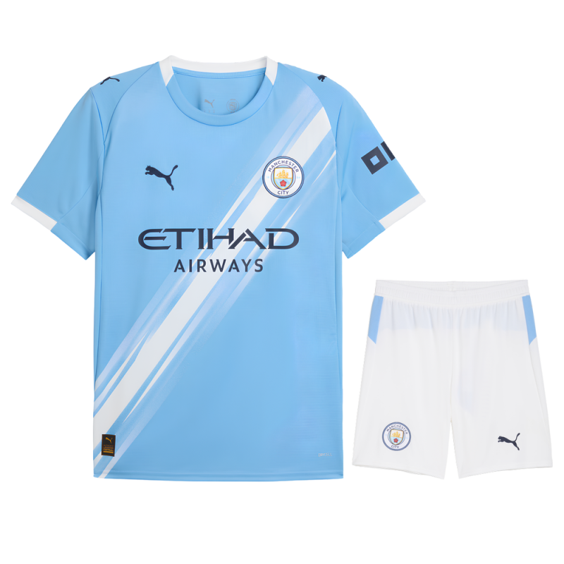 Ensemble Maillot Short Manchester City Enfant 2025/2026 Domicile - PUMA