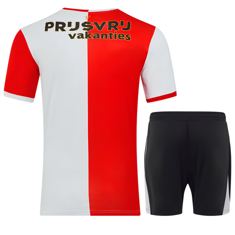 Ensemble Maillot Short Feyenoord 2025/2026 Domicile - Castore