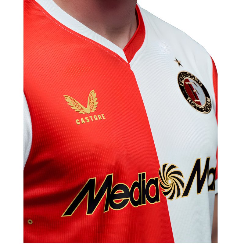 Ensemble Maillot Short Feyenoord Enfant 2025/2026 Domicile - Castore