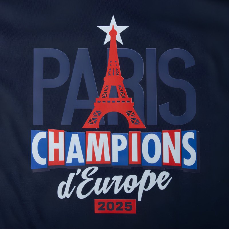 T-Shirt Paris Vainqueur Ligue des Champions 2025T-Shirt Paris Vainqueur Ligue des Champions 2025 - 1 Etoile
