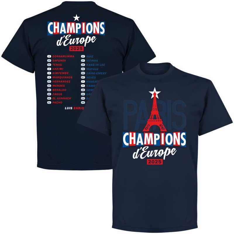T-Shirt Paris Vainqueur Ligue des Champions 2025T-Shirt Paris Vainqueur Ligue des Champions 2025 - 1 Etoile T-Shirt Paris Vainqueur Ligue des Champions 2025T-Shirt Paris Vainqueur Ligue des Champions 2025 - 1 Etoile