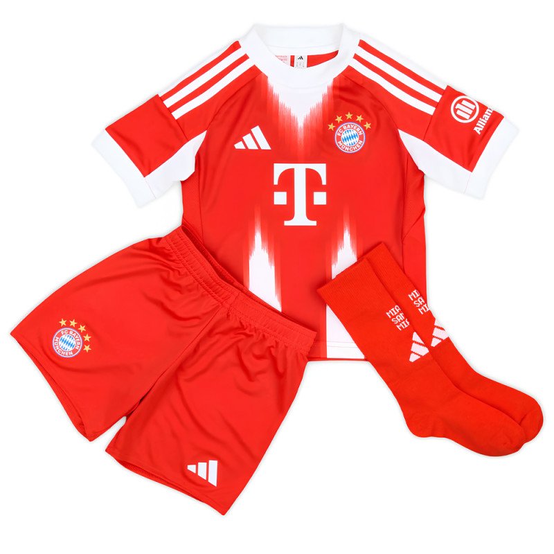 Ensemble Maillot Short Chaussettes Bayern Münich Petit Enfant 2025/2026 Domicile - Adidas