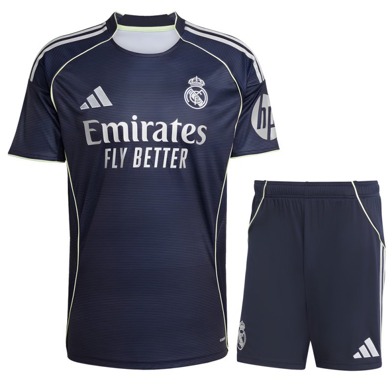 Ensemble Maillot Short Real Madrid 2025/2026 Extérieur - Adidas
