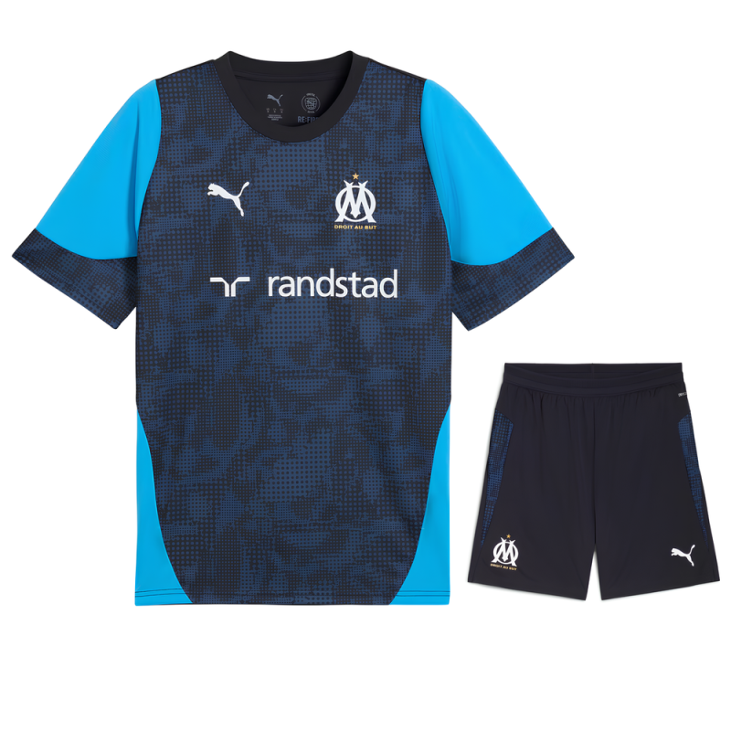 Ensemble Maillot Short OM Marseille 2025/2026 Entrainement - Puma