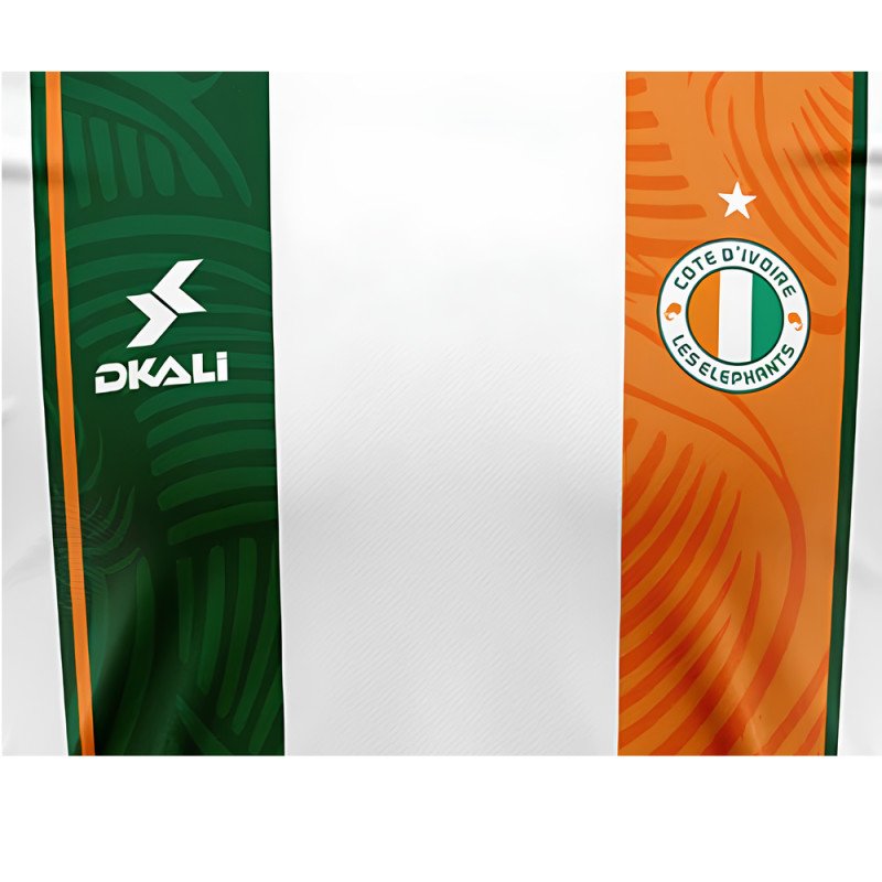 Maillot Côte d'Ivoire 2025/2026 Blanc Vert Orange