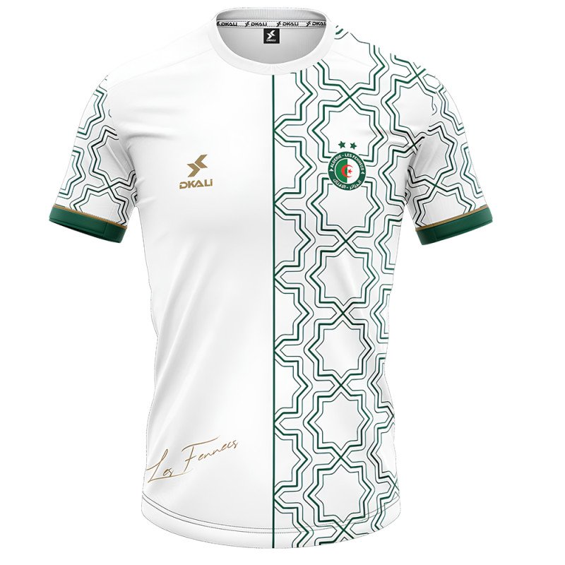 Maillot Algérie 2025/2026 Blanc Vert