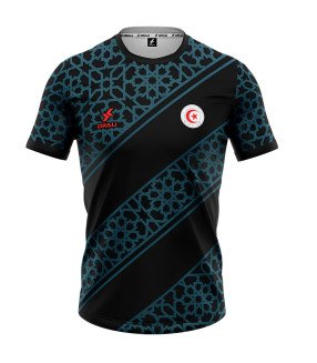 Maillot Tunisie 2025/2026 Noir Bleu