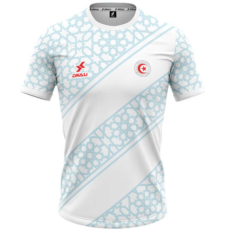 Maillot Tunisie 2025/2026 Blanc Ciel