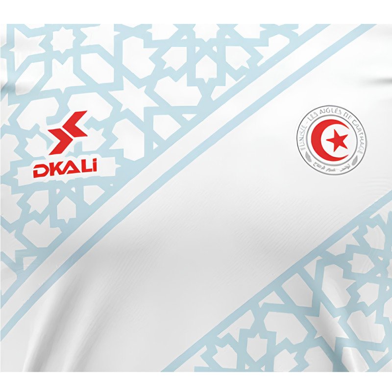 Maillot Tunisie 2025/2026 Blanc Ciel