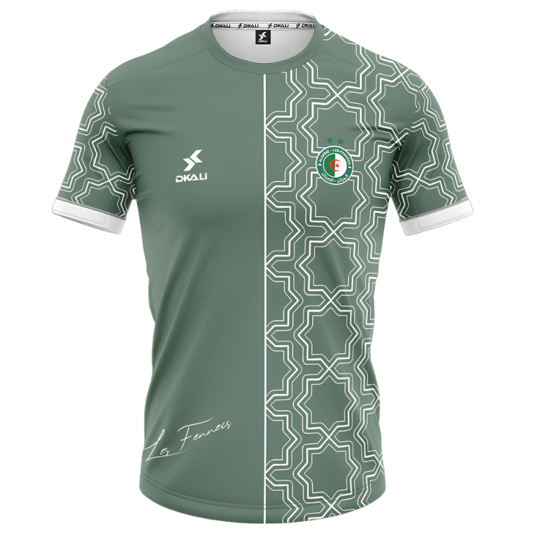 Maillot Algérie 2025/2026 Vert Blanc