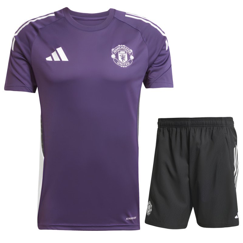 Ensemble Maillot Short Manchester United Enfant 2025/2026 - Adidas