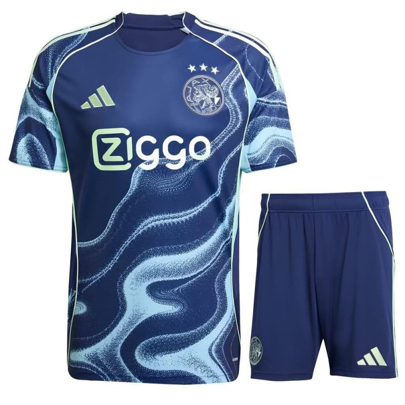 Ensemble Maillot Short Ajax Amsterdam 2025/2026 Extérieur - Adidas
