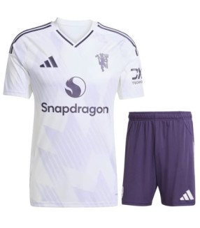 Ensemble Maillot Short Manchester United 2025/2026 Extérieur - Adidas
