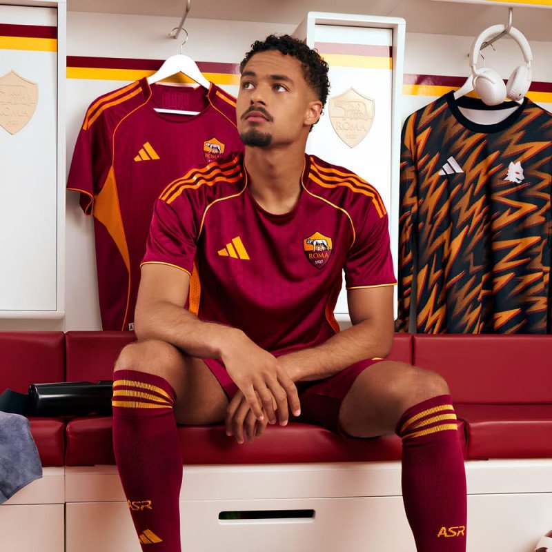 Maillot AS Roma Rome 2025/2026 Domicile - Adidas