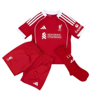 Ensemble Maillot Short Chaussettes Liverpool Enfant 2025/2026 Domicile - Adidas