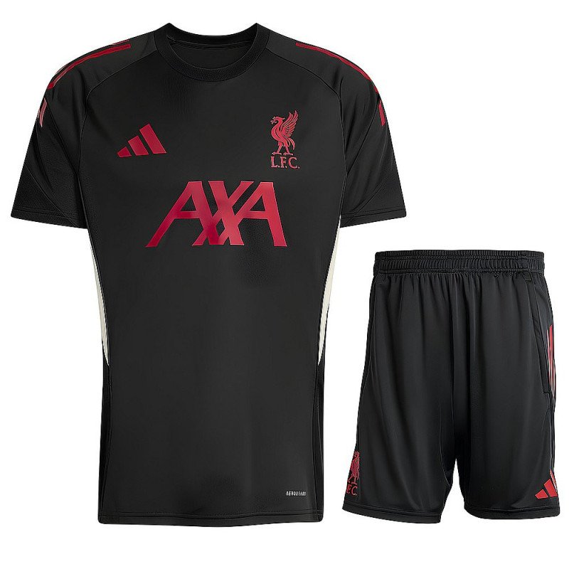 Ensemble Maillot Short Liverpool 2025/2026 Entrainement - Adidas