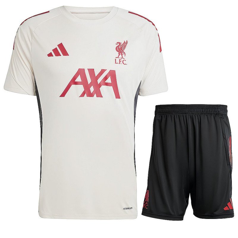 Ensemble Maillot Short Liverpool 2025/2026 Entrainement - Adidas