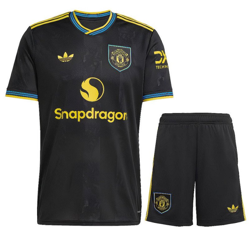  Ensemble Maillot Short Manchester United 2025/2026 Third - Adidas