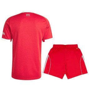 Ensemble Maillot Short Liverpool Enfant 2025/2026 Domicile - Adidas